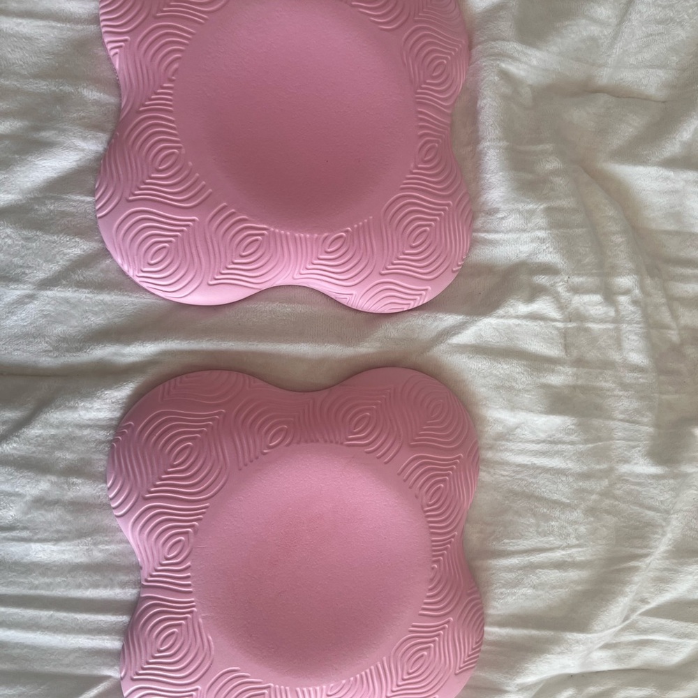 Pink Floral Textured Placemats